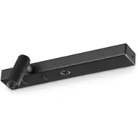 Ideal Lux 336787 BONNE NUIT Spot mural avec interrupteur LED 7 W 420/340 lm 3000 K noir