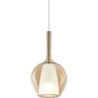 Ideal Lux Suspension 1x E27 couleur ambre IP20 KALIQUE 359885