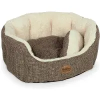 Nobby Lit de confort ovale "ALBA" L x l x H : 55 x 50 x 21 cm marron
