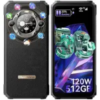 Blackview BL9000 5G (Double Sim - Écran 6.78'' - 512 Go, 12 Go RAM) Noir