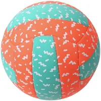 Van Der Meulen Ballon de volley-ball en néoprène multicolore pour enfants