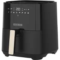 Black & Decker Friteuse sans huile 5l 1300w noir - - BXAF5000E -