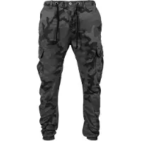 Urban Classics Pantalon cargo ' Camo Cargo Jogging Pants ' gris