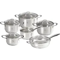 Berlinger Haus lot de 12 pices de pots en acier 35500