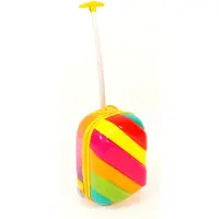 Bayer Bouncie Trolley Rainbow, Valise, Jaune