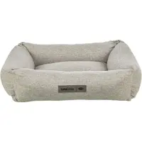 Trixie Noah bed, square, 120 × 75 cm, light grey (Chat, Chien)