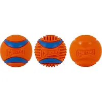 Chuckit! 3 Balls Pack Orange 6 cm