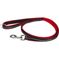 Julius-K9 K9 POWAIR line, 1,2 m, m. håndtag, stor karabinhage, rød (Chien)