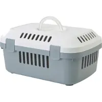 Nobby Caisse de transport avec bûches. Plastique - gris 48,5 x 33 x 23,5 cm