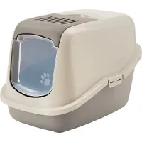 Savic Maison de toilette Nestor Happy Planet gris chaud, granite moka