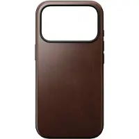 Nomad Coque Modern Horween Leather pour Apple iPhone 17 Pro - Rustic Brown