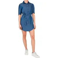 Pepe Jeans Glennis Short Sleeve Dress Bleu M Femme