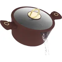 Berlinger Haus Casserole 24 cm Revêtement Titan Bordeaux