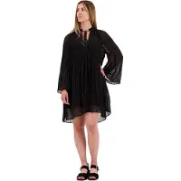 Pepe Jeans Dunia Long Sleeve Short Dress Noir S Femme