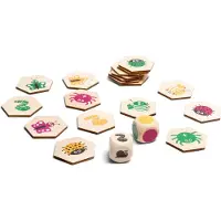 BS Toys Jeu de recherche de bêtes en bois, 20 pièces