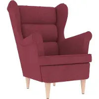 vidaXL Fauteuil rouge vin 74x84x100 cm Tissu
