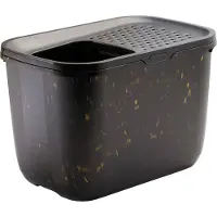 Savic Bac à litière Hop In noir/or