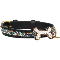 Kampuni Collier pour chien Skinny Kabaka sky medium, 53x2,1 cm (Chien)