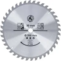 Kraftmann 3958 Lame de scie circulaire en métal dur, Ø 350 mm