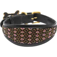 Kampuni Collier de chien Lucher Faraja rose mini, 38x4 cm (Chien)