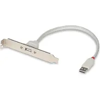 Lindy 33123 USB-Slotblechadapter 1 x USB Typ A