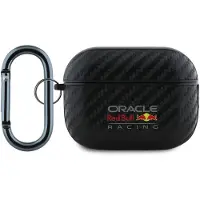 Red Bull Red BullPolyuréthaneCarbon Logo Case For Airpods Pro 2 Black
