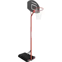 Hudora Panier de basket 260 cm - Panier de basket d'extérieur pour enfants