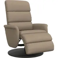 vidaXL Fauteuil relax avec repose-pieds Cappuccino-Brun Similicuir