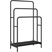 vidaXL Porte-vêtements Chêne noir 60 x 30 x 100,5 cm Bois d'ingénierie