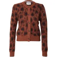 Scotch & Soda Fuzzy Jacquard Cardigan Marron XS Femme