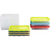 OEM Boîte de rangement avec étiquettes pour la viande, le poisson, les légumes et divers assortiments