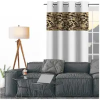 Soleil D Ocre Rideaux, stores MAYLINE - Blanc - 135x250 cm