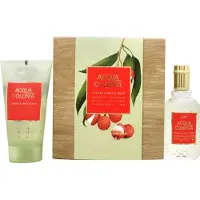 4711 Edc Spray 50ml/Gel douche 75ml Lychee & White Mint Giftset