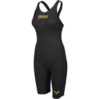 Arena Powerskin Carbon Glide Open Back Competition Swimsuit Noir FR 38 Femme