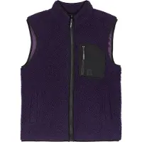 Volcom Polaire MUZZER FUZZAR VEST hommes - Violet - EU M