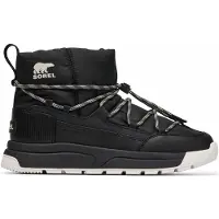 Sorel - Bottes d'hiver imperméables à enfiler - Whitney III Slip-On WP W Black Sea Salt pour Femme en Nylon - Taille 37,5 - Noir