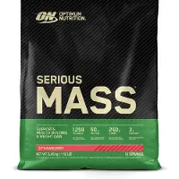 Optimum Nutrition Serious Mass, Fraise 5,45 kg (16 portions)