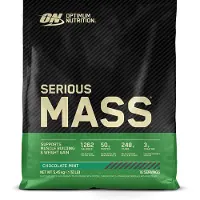 Optimum Nutrition Serious Mass Poudre protéinée pour prise de masse, Menthe chocolat 5,45 kg (16 portions)