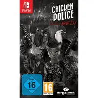 Games Switch Chicken Police-paint It Red! Noir PAL