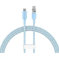 Baseus Explorer 100W Usb-C - Usb-C Cable with Intelligent Temperature Sensor 1M - Blue