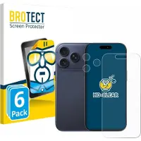 BROTECT Protection Clair (6 pcs, Apple iPhone 17 Pro), Téléphone portable : film de protection, Transparent