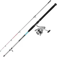 Mitchell Tanager3 Sw Spinning Combo Argenté 2.12 m / 50-150 g