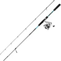 Mitchell Tanager3 Sw Spinning Combo Argenté 2.72 m / 15-50 g