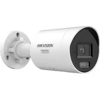 Hikvision Lumière hybride intelligente de 8 MP avec (3840 x 2160 pixels), Caméra réseau, Blanc