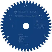 Bosch Lame de scie circulaire EXPERT pour panneaux stratifiés, 165 x 1,8 x 20 mm, Z48