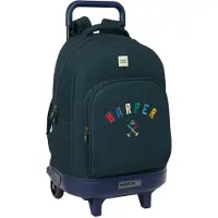 Safta Compact Harper & Neyer Wheeled Backpack Vert,Bleu Enfants