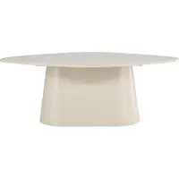 Ebuy24 Diamond table de salle à manger 110x210 cm beige.