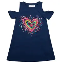 Desigual Robe enfant VEST_BLOOM filles - Marine - 7 / 8 ans
