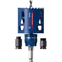 Bosch Blau Zubehör 2608901911 EXPERT Power-Change Lochsäge Multi Material 68mm Starter Kit (68 mm)