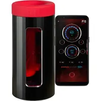 LELO F1s V3 XL - masturbateur interactif - silicone rouge